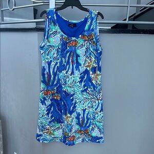 Ronni Nicole Blue Sundress Sleeveless Scoop Neck